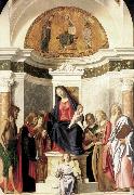 CIMA da Conegliano Madonna Enthroned with the Child dfg China oil painting reproduction